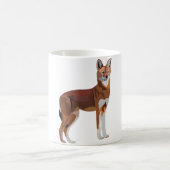 E ist für Äthiopischen Wolf Kaffeetasse (Mittel)