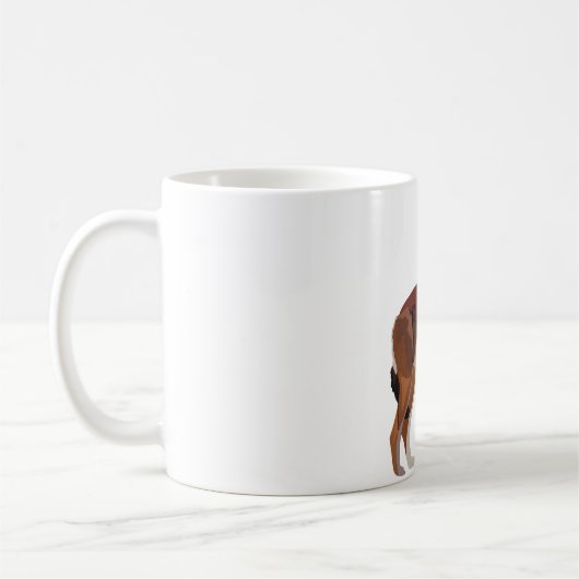 E ist für Äthiopischen Wolf Kaffeetasse (Links)