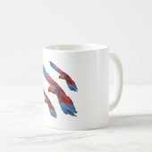 E ist für Eclectus Parrot Kaffeetasse (VorderseiteRechts)