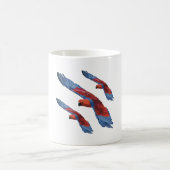 E ist für Eclectus Parrot Kaffeetasse (Mittel)