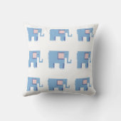 E ist für Edward Baby Boy Kissen (Rückseite)