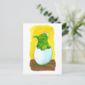 E ist für Ei Postkarte (Stehend Vorderseite)