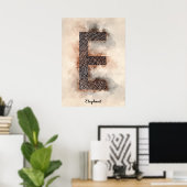 E ist für Elephant Poster (Heimbüro)