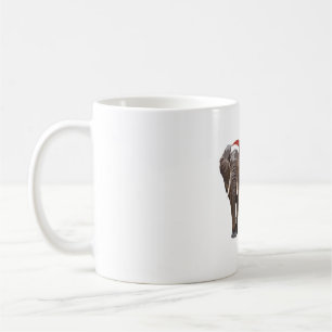 E ist für Elephant Weihnachten Kaffeetasse