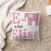 E ist für Elise-Mädchen Kissen (Decke)