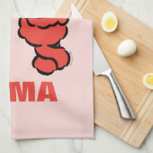 E ist für Elmo | Name hinzufügen Geschirrtuch (Viertel Falte)