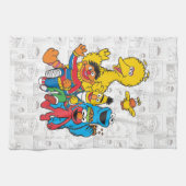 E ist für Elmo | Name hinzufügen Geschirrtuch (Horizontal)