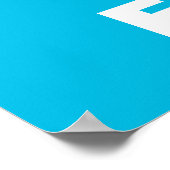 E ist für Elmo | Name hinzufügen Poster (Ecke)