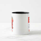 E ist für Elmo | Name hinzufügen Tasse (Zentrum)