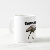 E ist für Emu Kaffeetasse (Vorderseite Links)