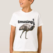 E ist für Emu T-Shirt (Vorderseite)