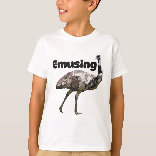 E ist für Emu T-Shirt (Vorderseite)