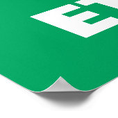 E ist für Ernie | Name hinzufügen Poster (Ecke)