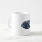 E ist für Kaiser Angelfisch Kaffeetasse (Vorderseite Links)