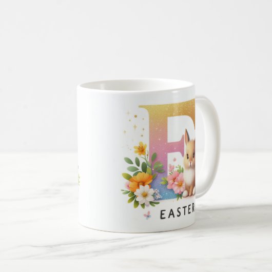 E ist für Ostern Kaffeetasse (VorderseiteRechts)