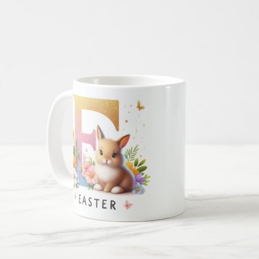 E ist für Ostern Kaffeetasse (Vorderseite Links)