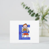 E ist für postkarte (Stehend Vorderseite)