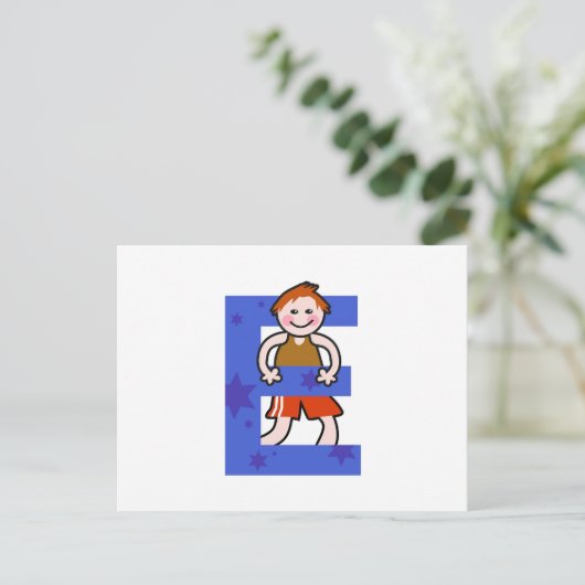 E ist für postkarte (Stehend Vorderseite)