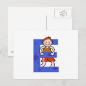 E ist für postkarte (Vorne/Hinten)