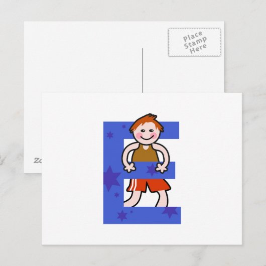 E ist für postkarte (Vorne/Hinten)