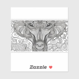 E.J. Gold-Affengesicht Entfernbarer Vinyl Aufkleber