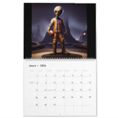 E.J. Gold Alien Rookie Card Kalender (Mär 2026)