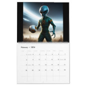 E.J. Gold Alien Rookie Card Kalender (Feb 2026)
