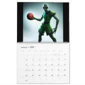 E.J. Gold Alien Rookie Card Kalender (Jan 2027)