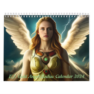 E.J. Gold Angel Zodiac Kalender 2024