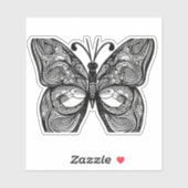 E.J. Gold Butterfly Removable Vinyl Aufkleber (Blatt)