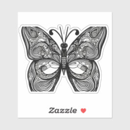 E.J. Gold Butterfly Removable Vinyl Aufkleber