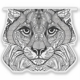 E.J. Gold Cat Factory Removable Vinyl Aufkleber
