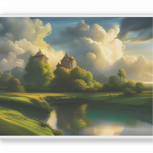 E.J. Gold Harmonie der Landschaft abnehmbar Aufkleber (Vorderseite)