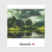 E.J. Gold Meadows of Serenity Removable Vinyl Aufkleber (Blatt)