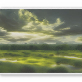 E.J. Gold Serenade einer Landschaft Vinyl Aufkleber