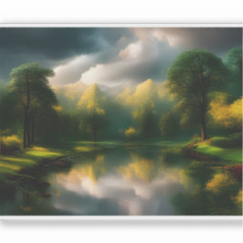 E.J. Gold Sunlit Trails and Rolling Hills Vinyl Aufkleber