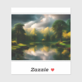 E.J. Gold Sunlit Trails and Rolling Hills Vinyl Aufkleber