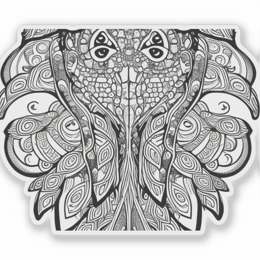 E.J. Gold Tintenfisch Entfernbarer Vinyl Aufkleber (Vorderseite)