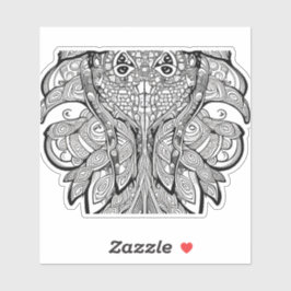 E.J. Gold Tintenfisch Entfernbarer Vinyl Aufkleber