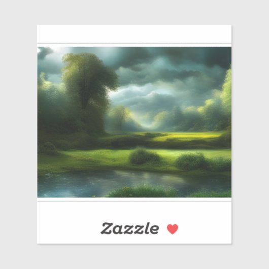 E.J. Gold Tranquil Pastoral Symphony Removable Aufkleber (Blatt)