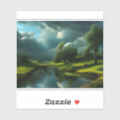 E.J. Gold Whispering Willows Removable Vinyl Aufkleber (Blatt)