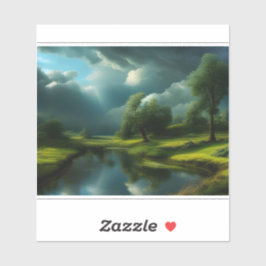 E.J. Gold Whispering Willows Removable Vinyl Aufkleber