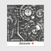 E.J. Gold Wie spät ist es? Vinyl Aufkleber (Blatt)