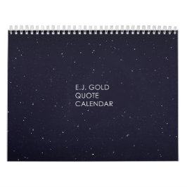 E.J. Gold Zitat-Kalender Kalender