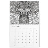 E.J. Gold's Wildlife Coloring Kalender (Jan 2027)