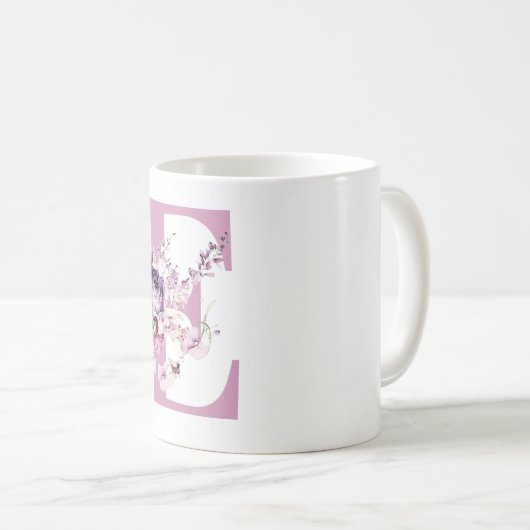 "E" KAFFEETASSE (VorderseiteRechts)