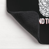 E Kind zu Ihrem Geist Stigma Kriegerische psychisc Mousepad (Ecke)