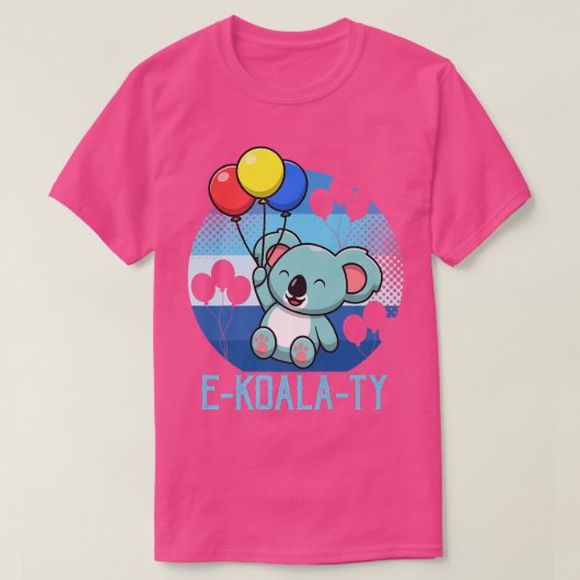 E-Koala-Ty Equality Koala Bear Premium T-Shirt (Design vorne)