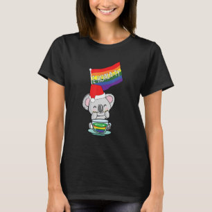 E-koala-ty Weihnachten Niedliche LGBT-Q-Gay Pride  T-Shirt