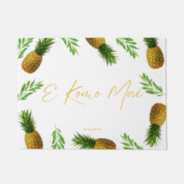 E KOMO MAI - HAWAIIAN WELCOME - TÜR MAT FUßMATTE